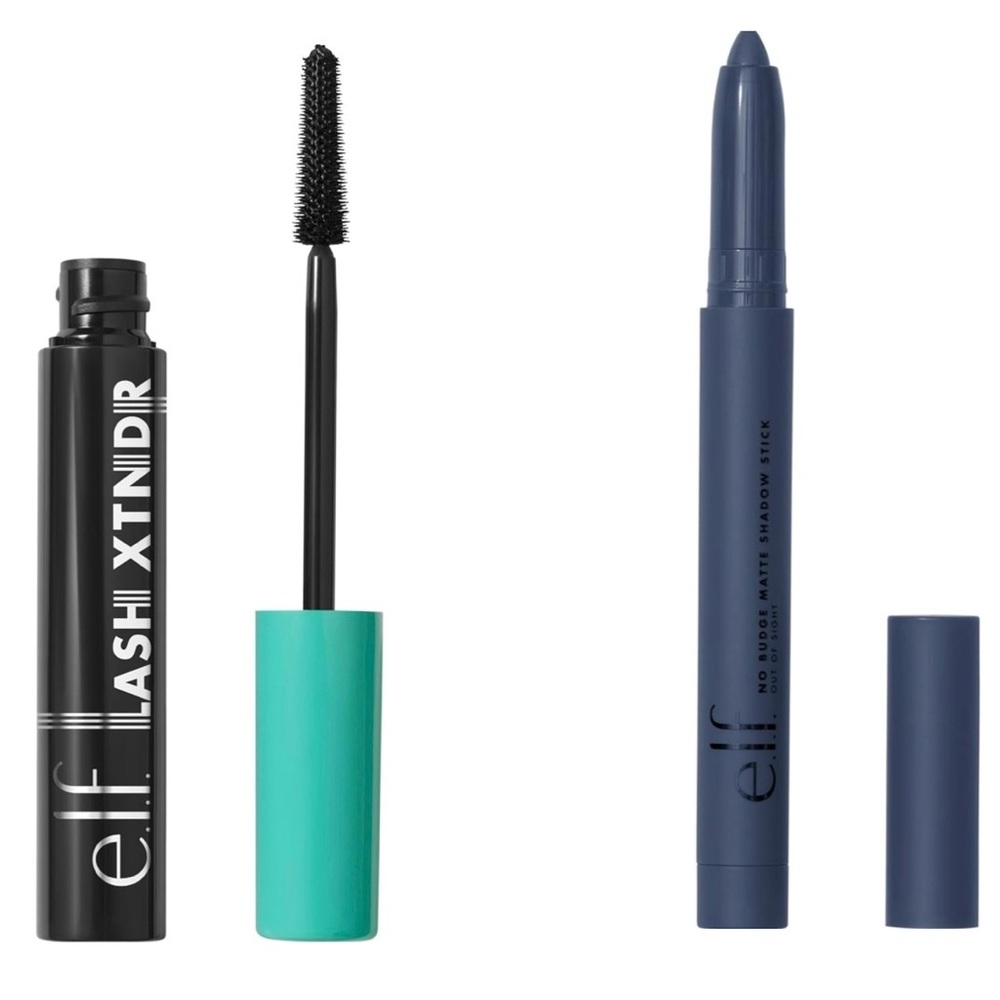 Elf lash xtndr mascara and no budge matte shadow stick new!